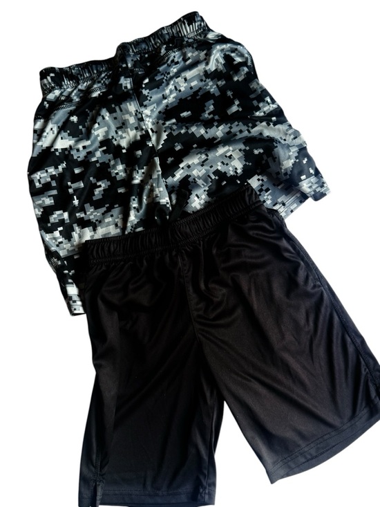 Athletic Works Other - Boys Athletic Shorts Lot Athletic Works & Black & Gray Digital Camo Size 10-12
